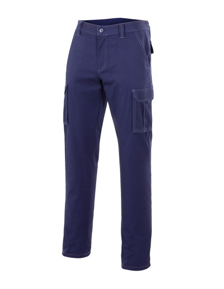 PANTALON MULTIBOLSILLOS. AZUL MARINO TALLA 34-60